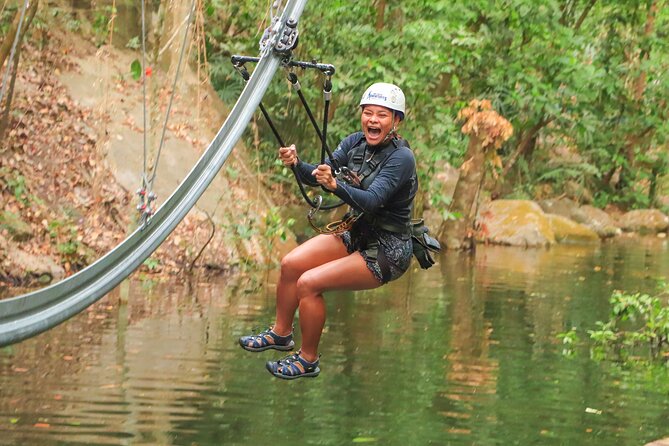 Outdoor Ziplining, Waterfalls & Speed boat in Puerto Vallarta - The base camp break and what your $129 includes