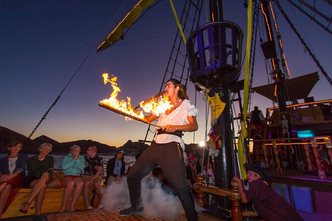 Pirate Ship Sunset Dinner and Show in Los Cabos - Dinner on a moving boat