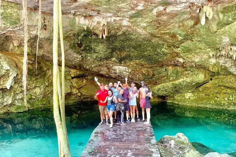 Playa Del Carmen: Cenote & Mayan Village Tour by Buggy - The private cenote stop