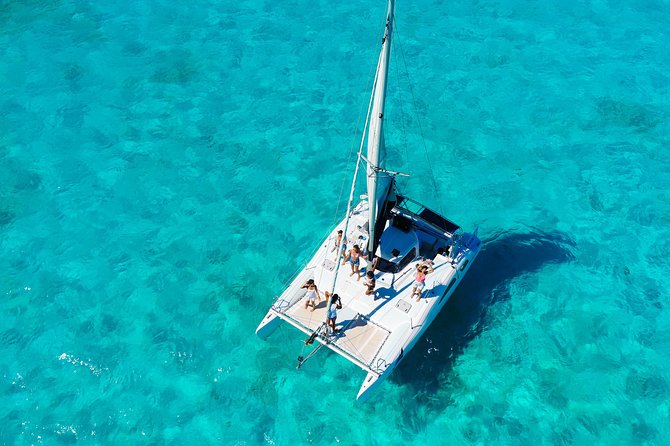 Private Catamaran from Cancun to Isla Mujeres for up to 13 People - Open bar and the mood on board
