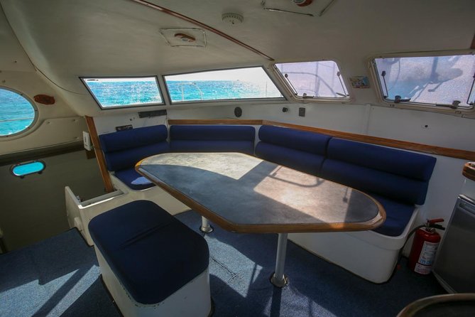 Private Catamaran from Cancun to Isla Mujeres | For up to 40 pp - Leaving Marina Las Perlas for open water