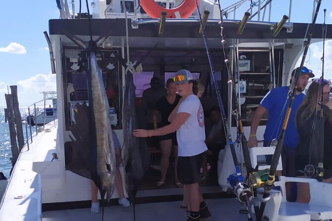 Private fishing charter Boat 48ft 12 pax Good Marlin and Sailfish - Family groups, first-timers, and serious anglers