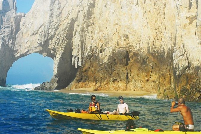 Private Los Cabos Arch & Playa del Amor tour by Glass bottom kayak - El Arco and the sea lion colony