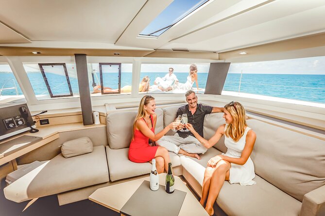 Private Luxury Catamaran Cancun to Isla Mujeres | For up to 30 pp - The Return Sail to Cancún