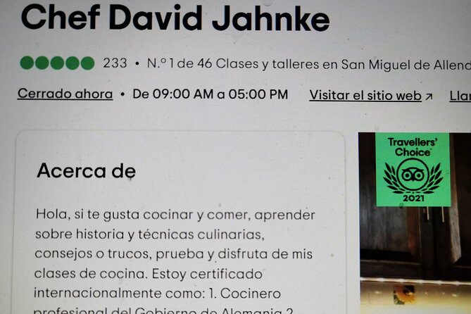 Private Mexican Cooking Class with Licensed Chef - Enchiladas verdes and the logic of a good sauce
