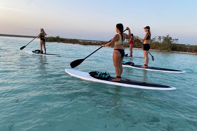 Private Paddleboard Experience in Bacalar - Breakfast with the board still on the water