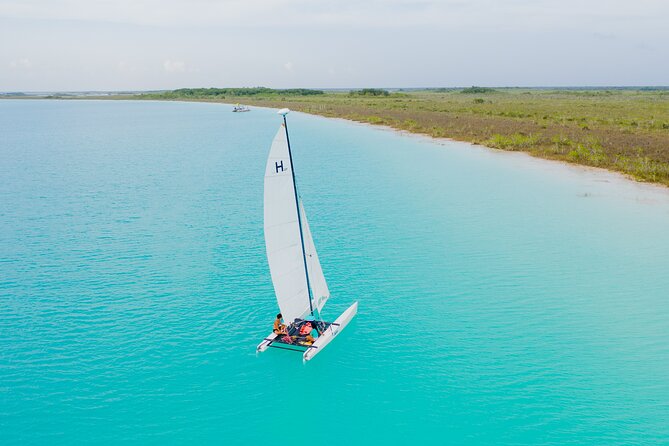 Private Sailing between Mangroves - Sailing toward Esmeralda and Cocalítos cenotes