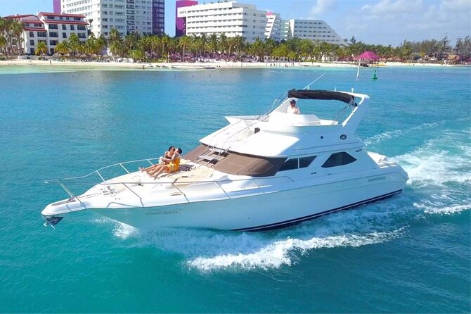 Private SeaRay 47ft Yacht Rental Cancun 23P6 - Food, drinks, and extra costs