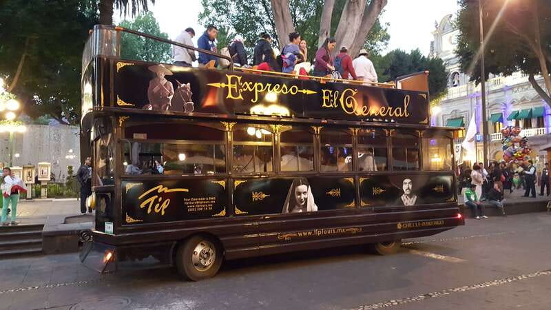 Puebla: Cholula Magical Town Tour by Double-Decker Bus - From Puebla’s Zócalo to the two Cholulas