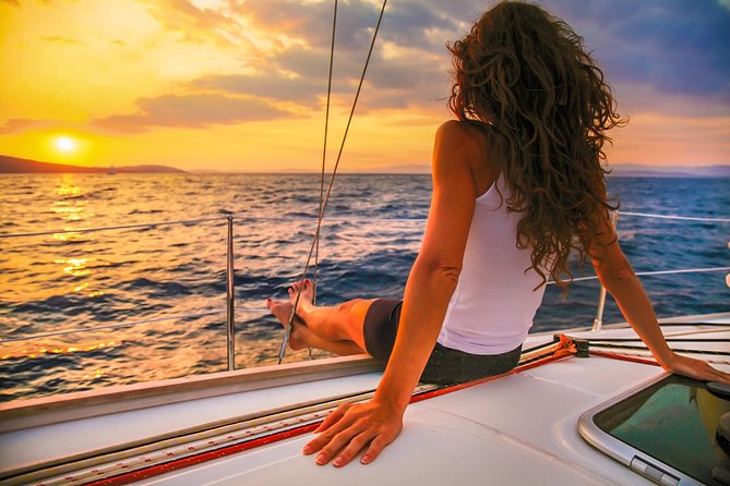 Puerto Vallarta, Luxury Sunset Sailing - The Puerto Vallarta shoreline and Malecon view