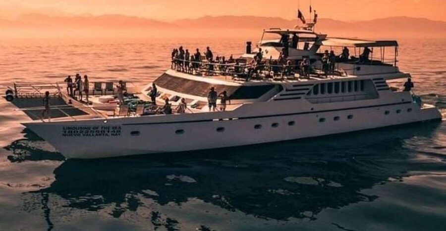 Puerto Vallarta: Mega Yacht Whale Watching Sunset Cruise - Starting from the Puerto Vallarta area or Paradise Village