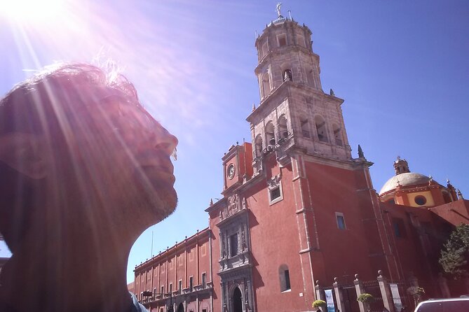 Queretaro: colonial architecture and history - Santa Clara, one corner with several layers
