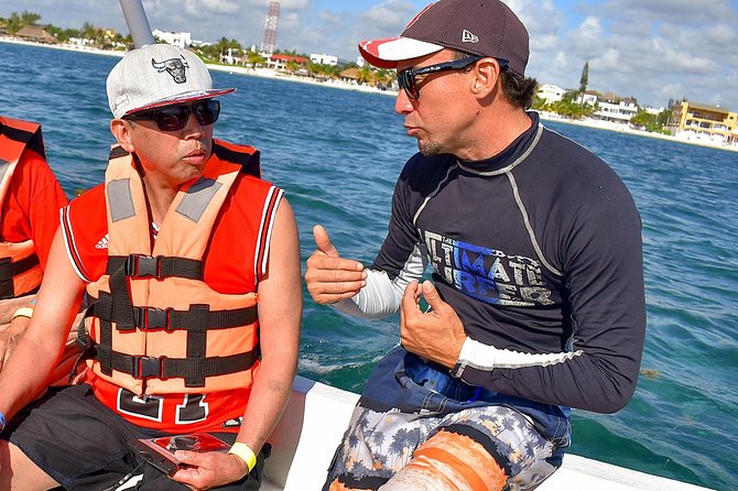 Reef Snorkeling in National Park from Cancun with Beachside Lunch - Getting ready for the Puerto Morelos reef