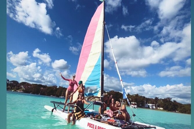 Sail away! Hobie Cat Tour Bacalar - Bird Island and the quieter parts of the lagoon