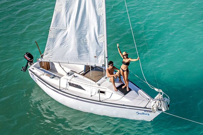 Sailboat tour across the seven colors lagoon in Bacalar - Swimming, swimming expectations, and the pace