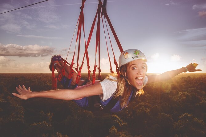 Selvatica Park Ziplines, Cenote, and ATV Tour From Cancun and Riviera Maya - The first ten ziplines set the pace