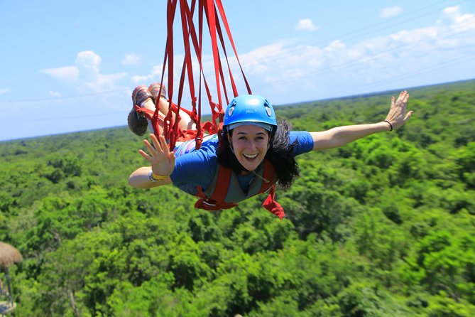 Selvatica Park Ziplines, Cenote, and ATV Tour From Cancun and Riviera Maya - Tarzania and Superflight finish the big rides