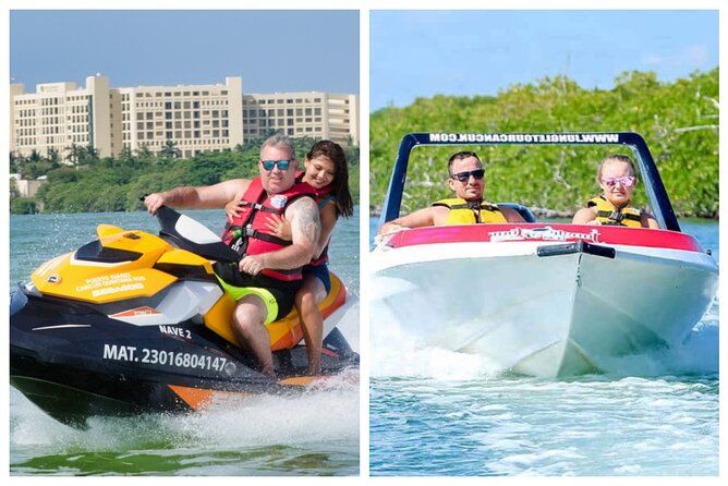 Speedboat across the Mangroves & Snorkel with Jet Ski Rental - Speedboat through the Cancun mangroves