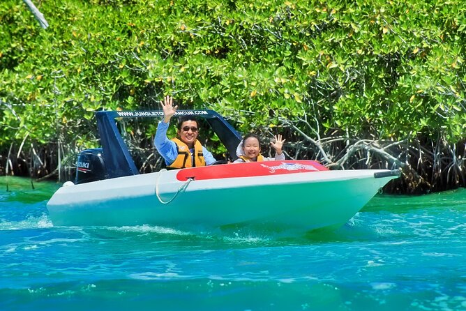 Speedboat across the Mangroves & Snorkel with Jet Ski Rental - Snorkeling above coral and MUSA sculptures