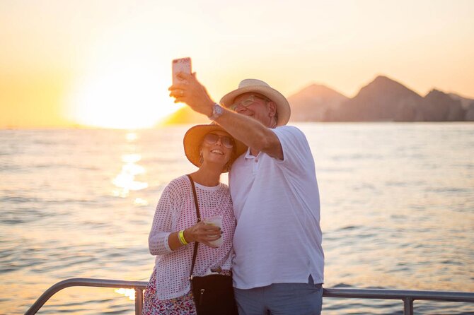 Sunset Cruise in Los Cabos with Jazz and Wine - From the marina to Pelican Rock