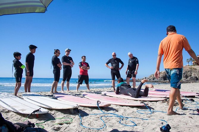 Surf Lessons at Cerritos - Lunch at the end of the water session