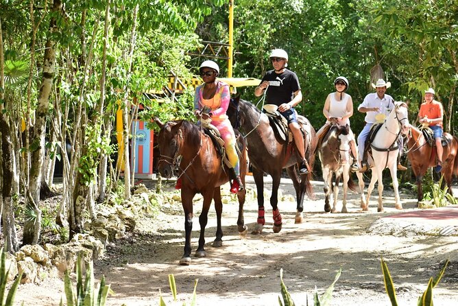 Tequila Tasting, Horseback Riding,ATV, Ziplines Cenote and Lunch - A short horseback ride, not an equestrian outing