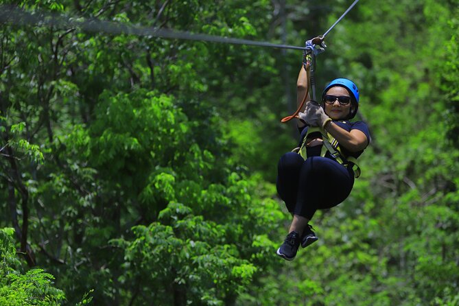 Top ATV's in Mexico includes Cenote, Ziplines, snack & transport. - Swimming in the secret cenote