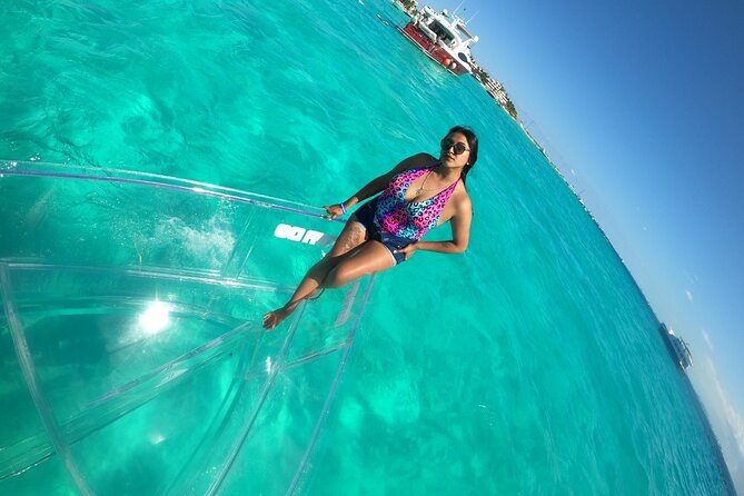 Tour Isla Mujeres excursion in Collective Transparent Boat - What to bring and what to expect on board