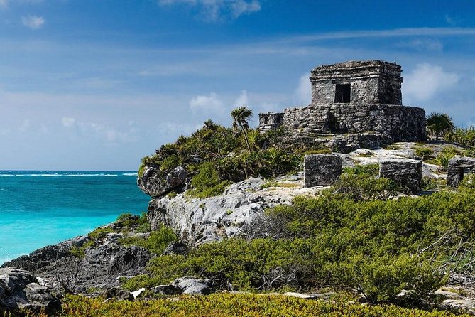 Tulum, Coba, Playa Del Carmen and Cenote Tour with Tickets - Pickup, buses, and a long day on the road
