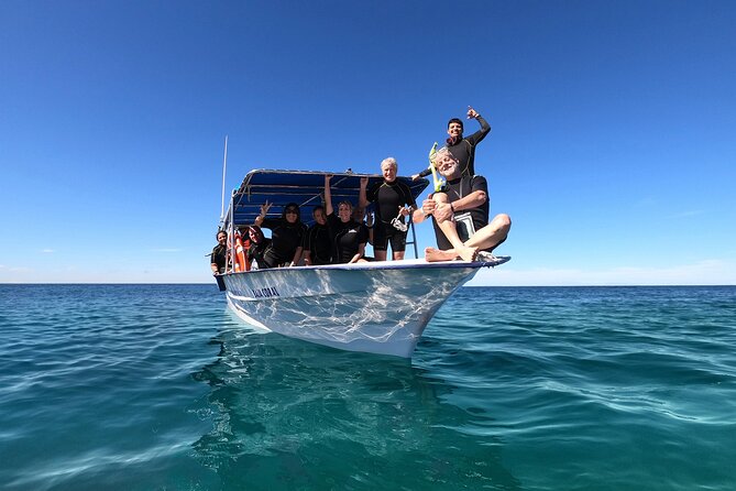 Whale Shark Snorkeling Experience from Cancun and Riviera Maya - A small boat and a careful safety routine