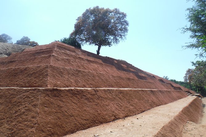 Xihuacan Culture and Archaeology Tour - Edificio B and the view across old farmland