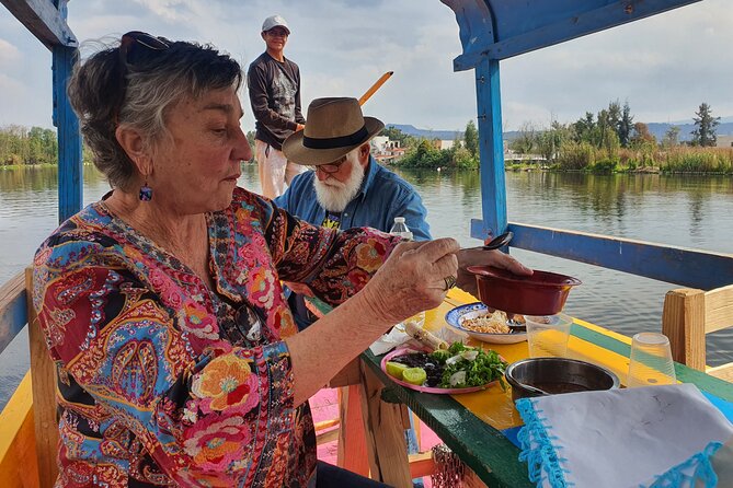 Xochimilco Barco Fiesta Tentacion 18+ with Open Bar and Tacos - Tacos, taquitos, and a food warning