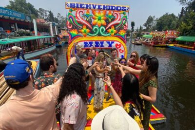 Xochimilco & Mexican Party with Guacamole & Unlimited Drinks