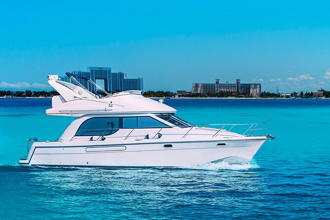 Yacht Meridian 40FT Best Private Rental in Cancun - The real cost for a group of 15